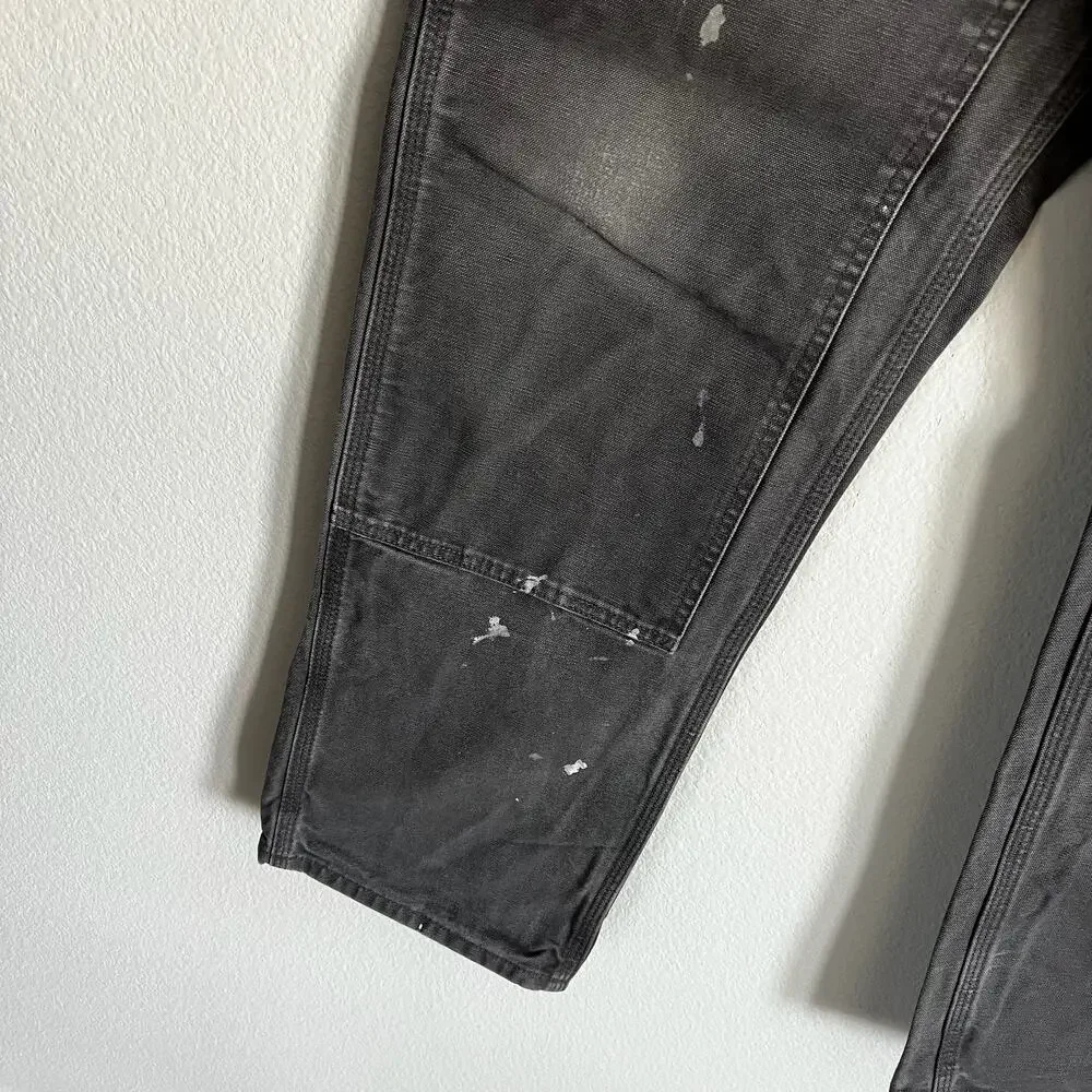Carhartt gray double knee work wear carpenter pants
